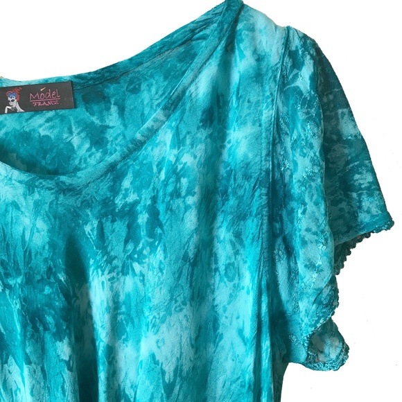 NWT MODEL PARIS BOHO MAXI DRESS SIZE M - Picture 3 of 6